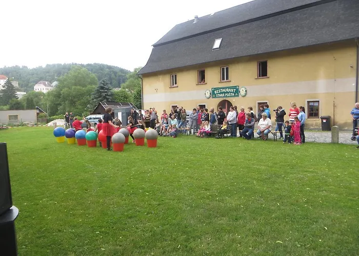 게스트하우스 Restaurace A Stara Posta 베코브나드테플로우